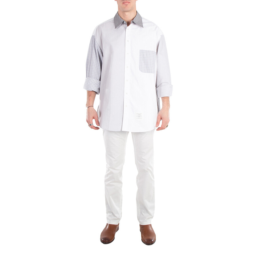 Thom Browne Funmix Oversized Long Sleeve Shirt - 4