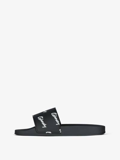 Givenchy GIVENCHY ALL-OVER PRINT FLAT SANDALS IN TRANSPARENT RUBBER outlook