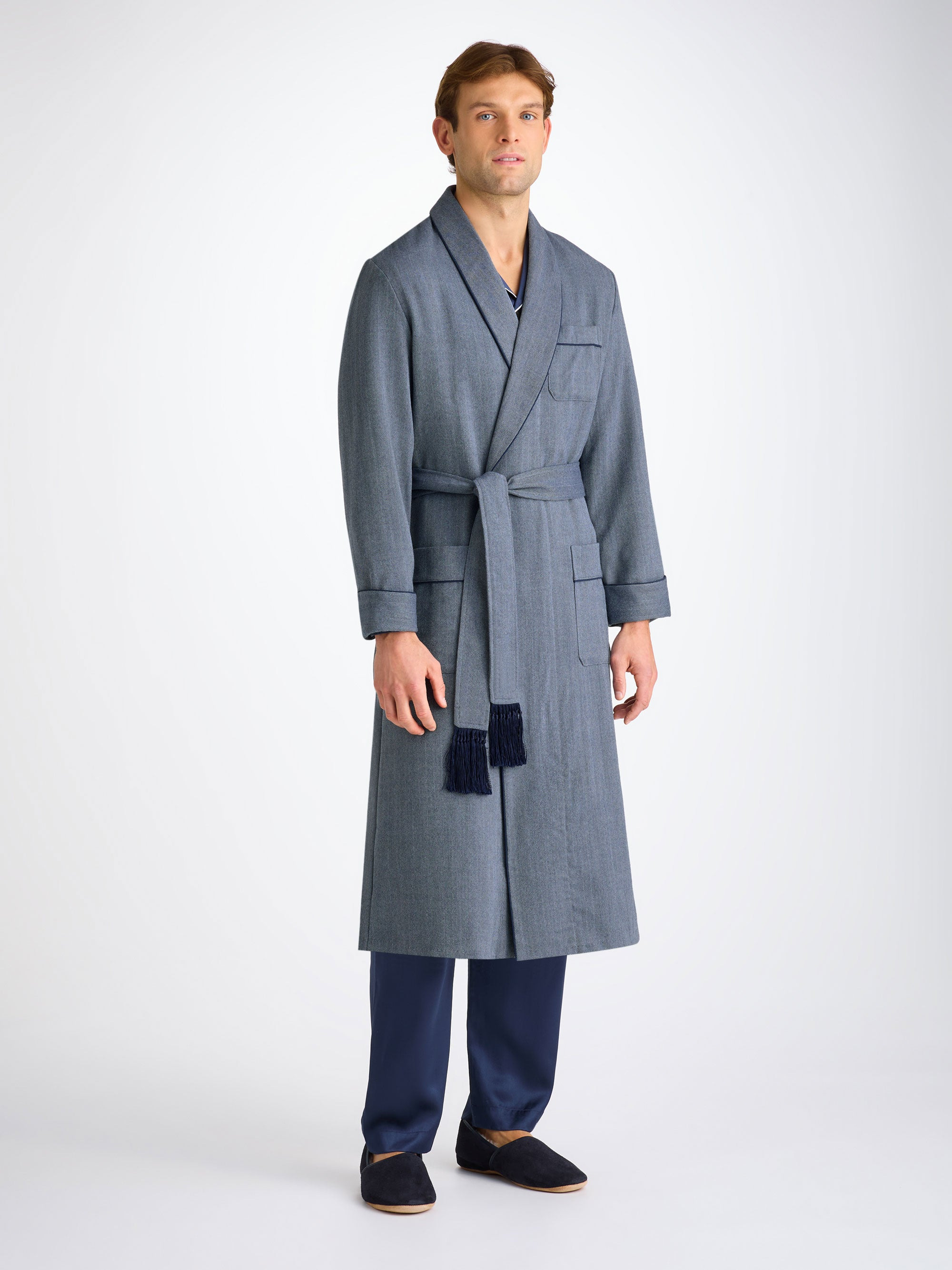 Men's Robe Lincoln 11 Navy - 3