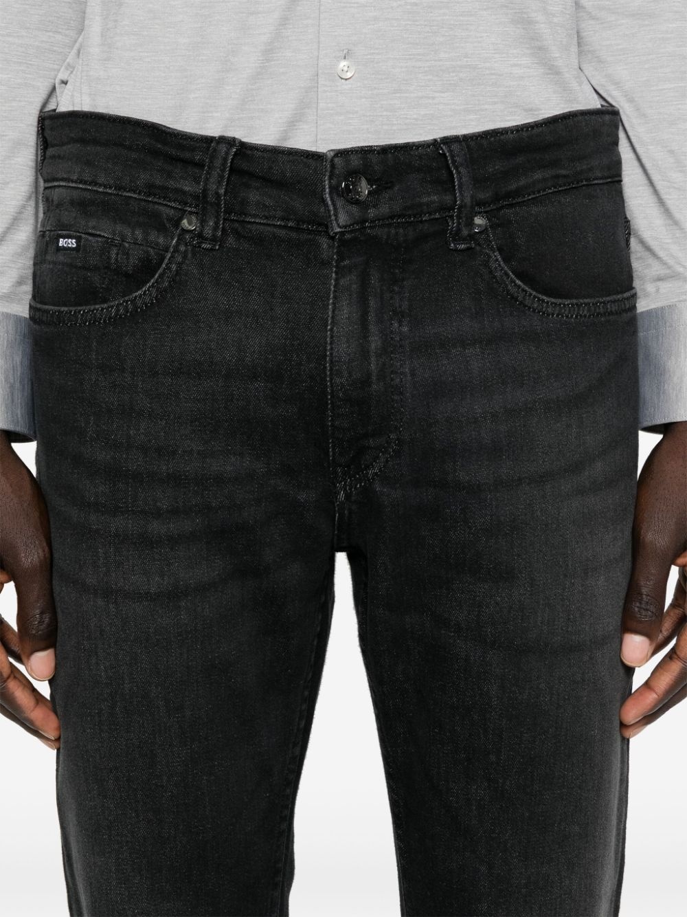 mid-rise slim-fit jeans - 5
