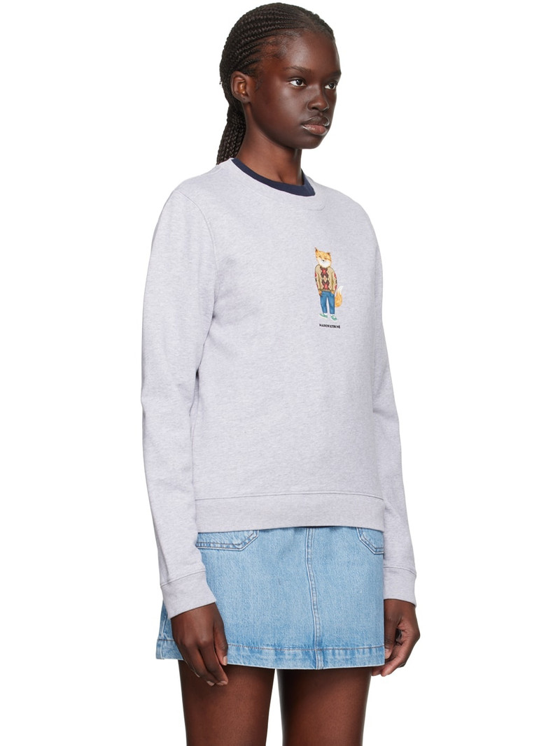 Gray Dressed Fox Sweatshirt 2