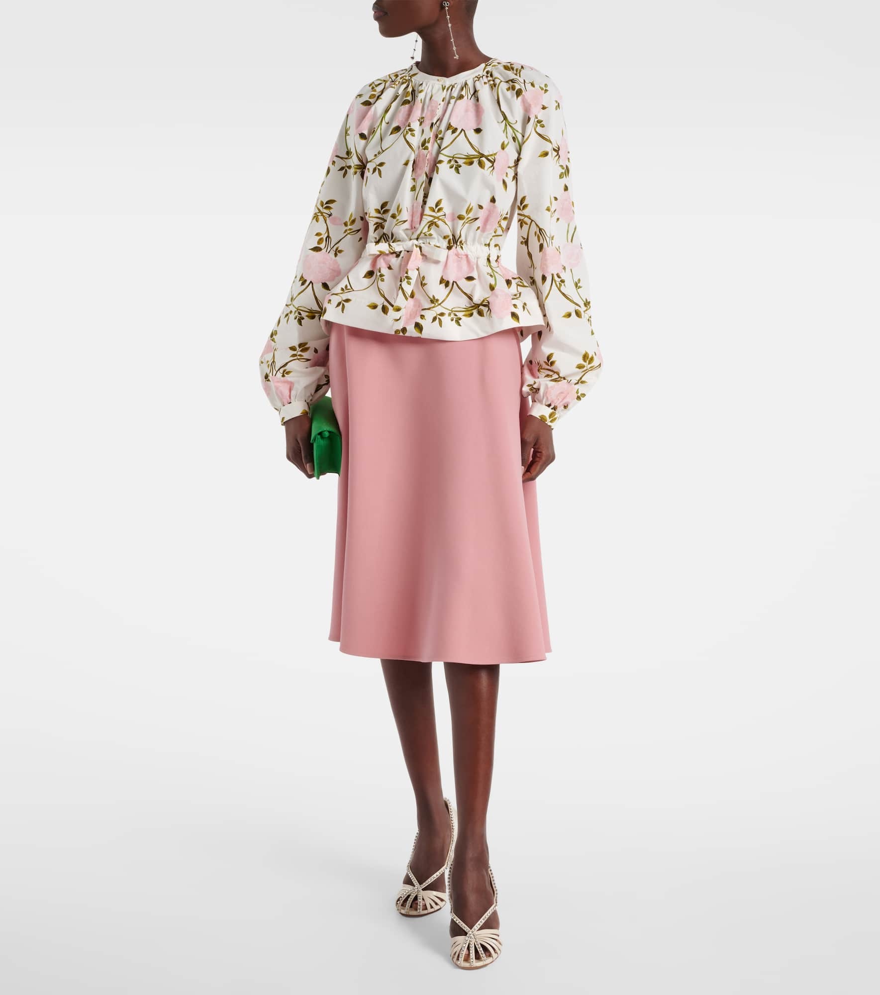Floral cotton blouse - 2