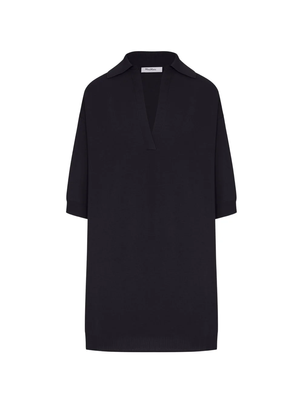 V-neck polo top - 1