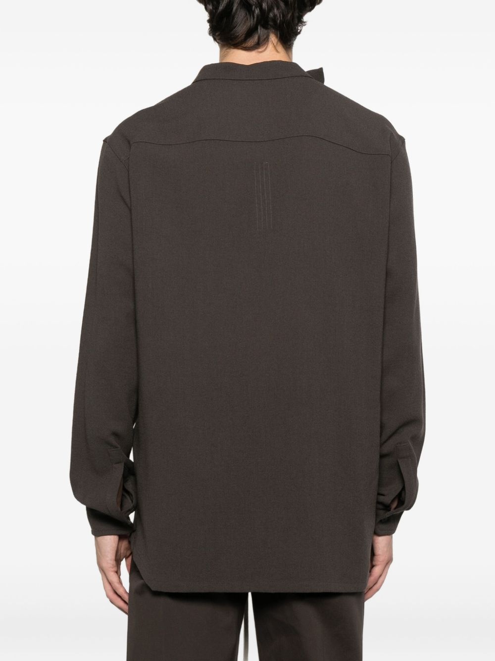 asymmetrical overlap cardigan - 4