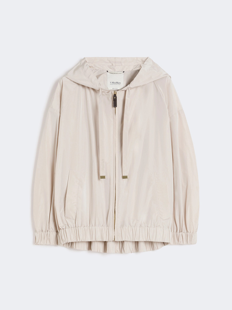 CAMMEO Short water-repellent taffeta jacket - SAND 1