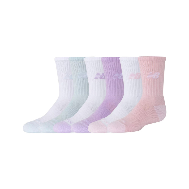 Unisex Youth Active Crew Socks 6 Pack 1