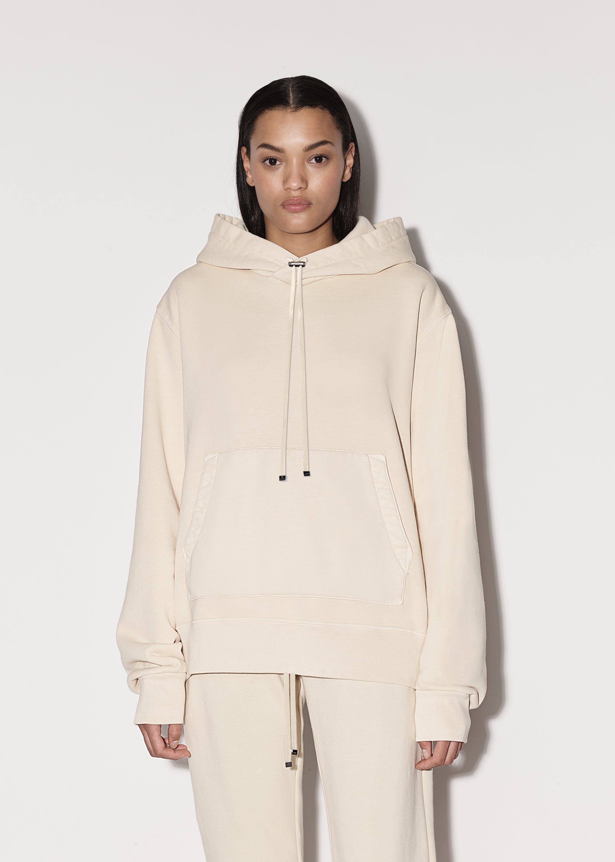 LEATHER HYBRID HOODIE - 3