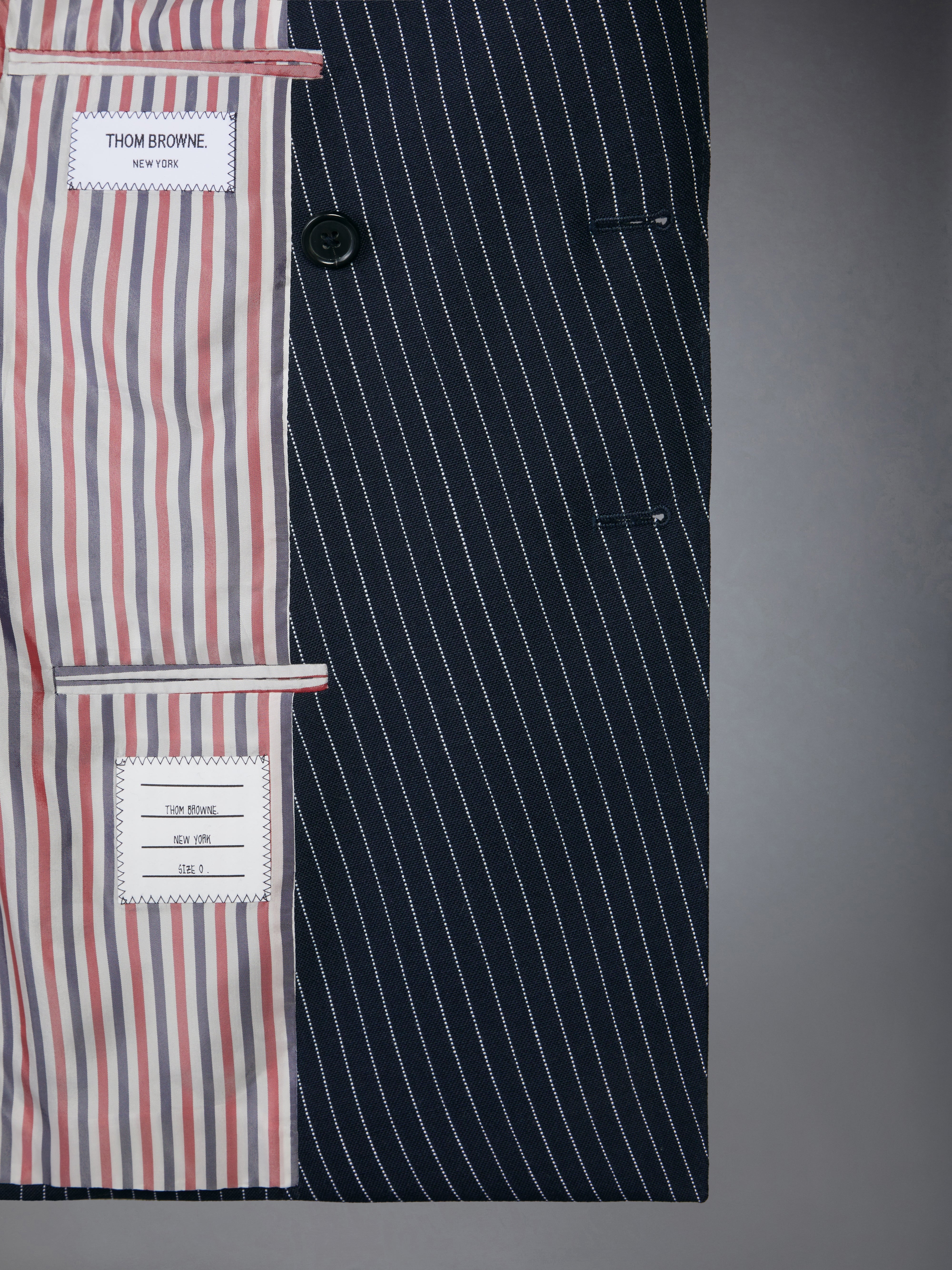 PINSTRIPE HIGH TWIST WOOL SPORTCOAT - 6