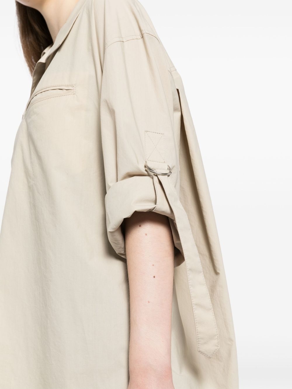 asymmetric neck blouse - 5