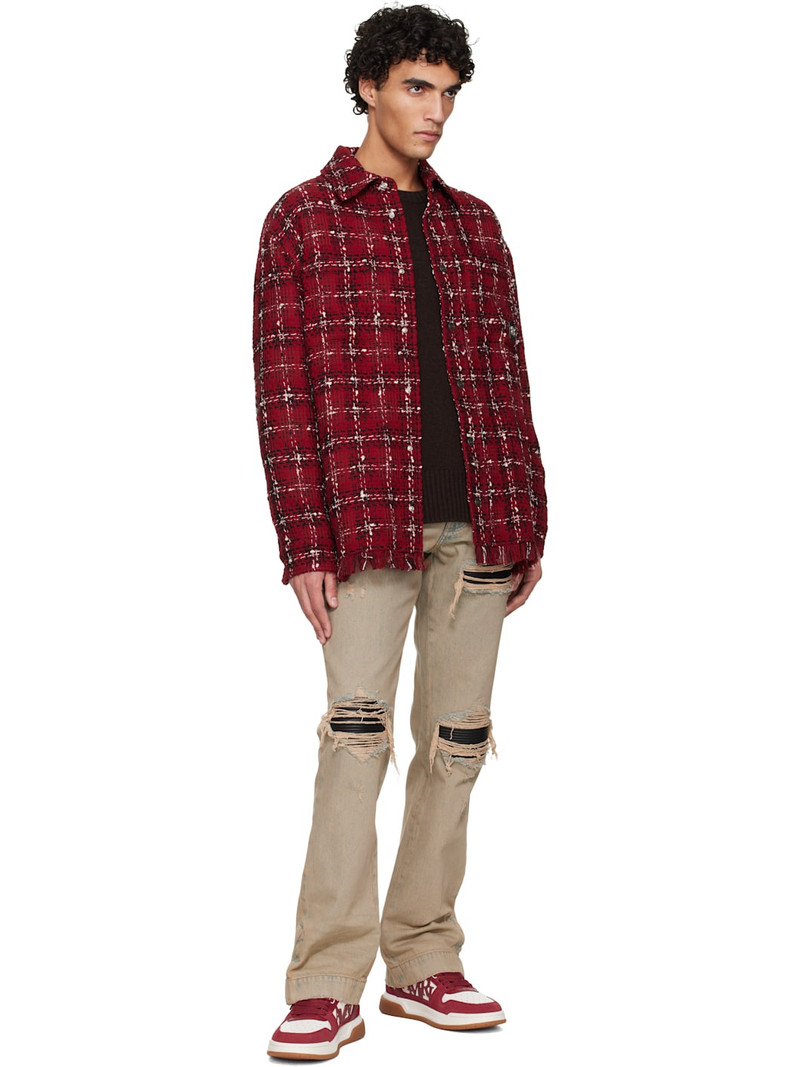 AMIRI Red Classic Low Sneakers outlook