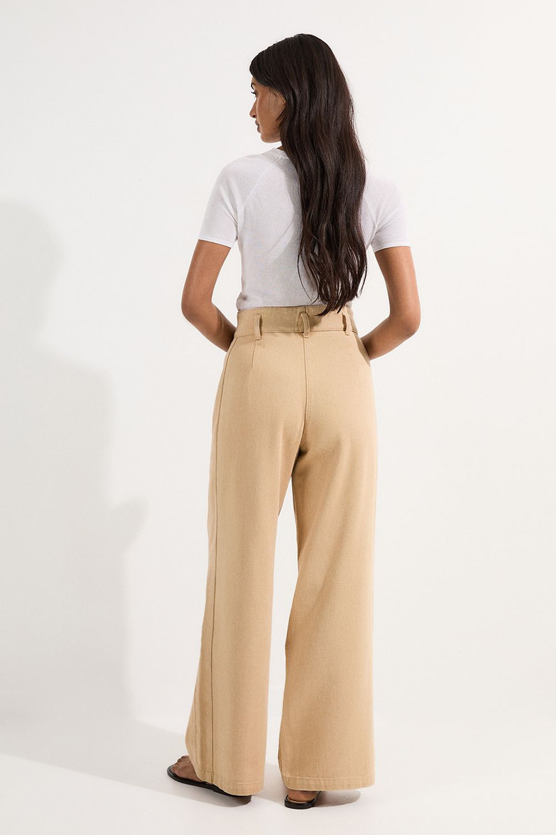 Tall Denim Wide Leg Trousers 5