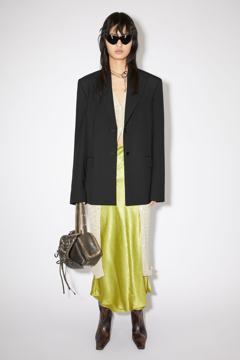 Acne Studios Regular fit suit jacket - Black outlook