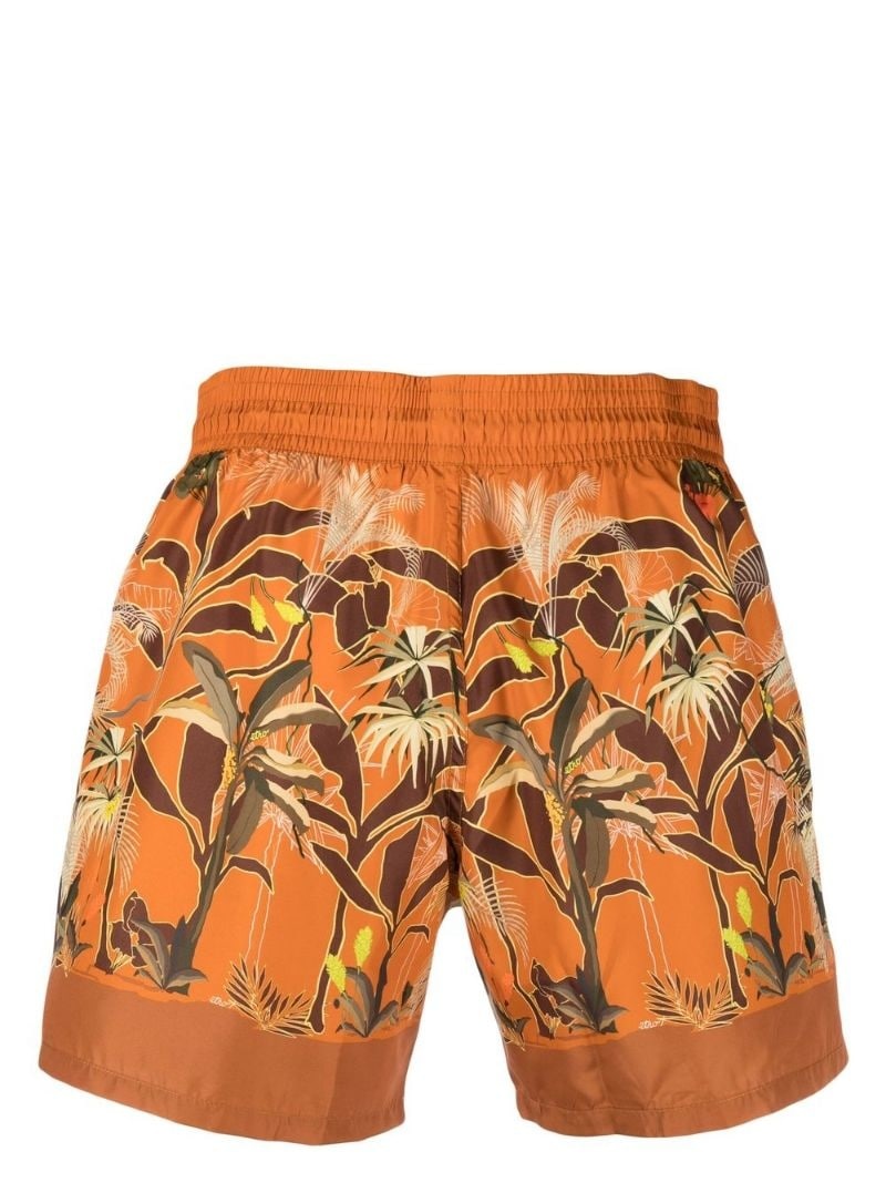 floral-print swimming shorts - 2