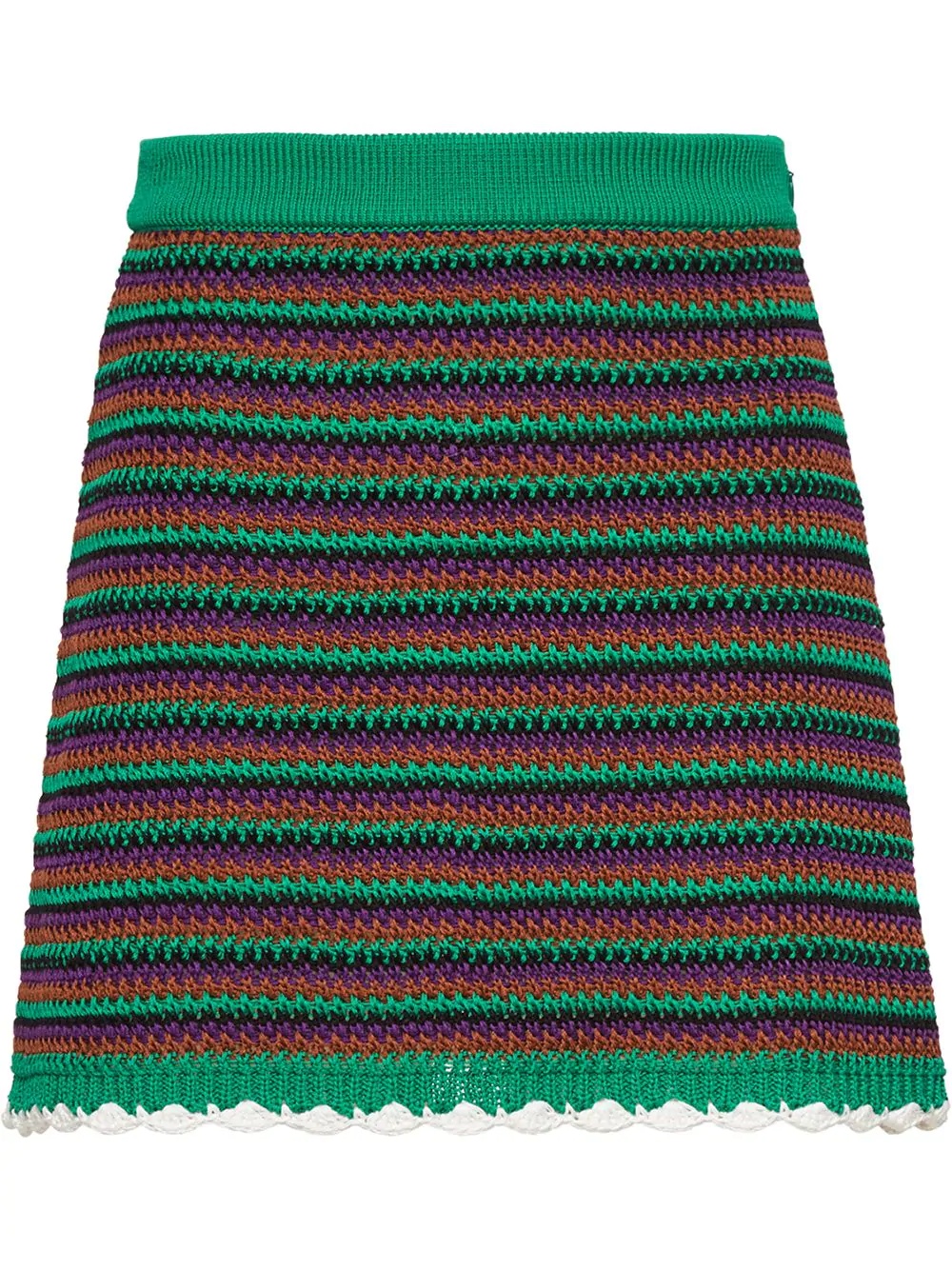 crocheted A-line skirt - 1