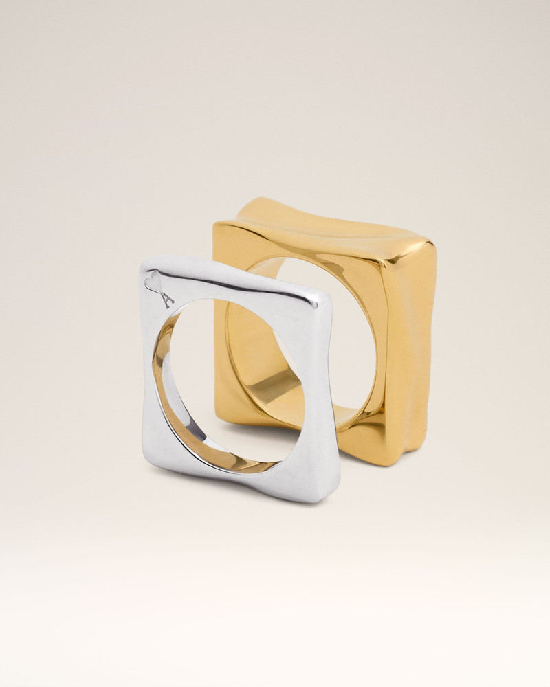 GOLD BRASS DUNE RING 1