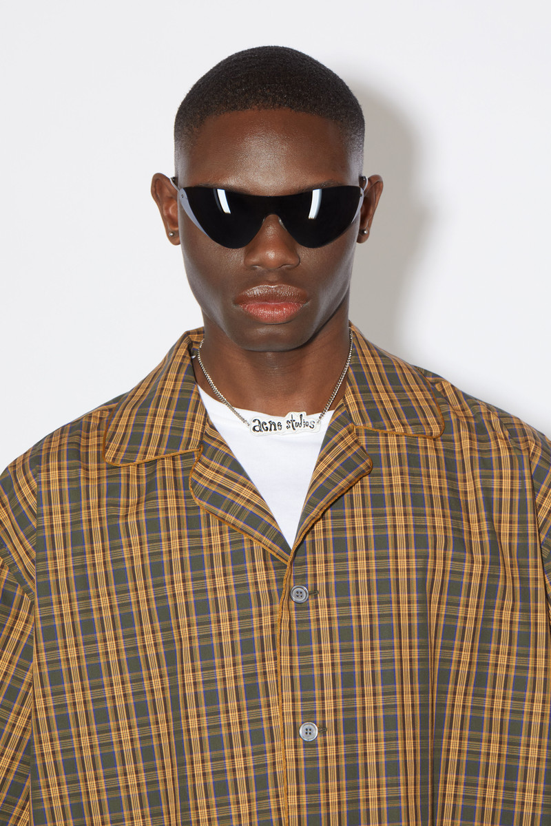 Logo label necklace - Silver/grey 3