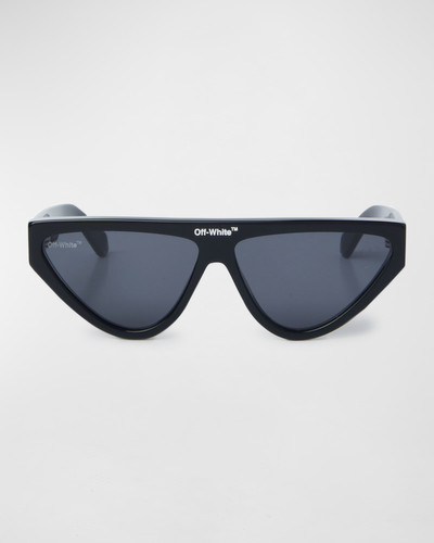 Off-White Men's Gustav Logo-Bridge Contemporary Sunglasses outlook