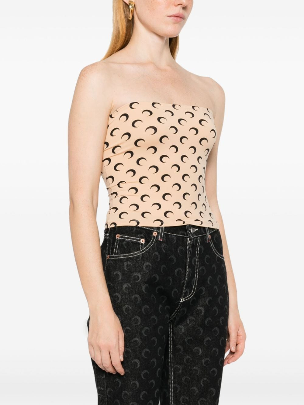 Moon offshoulder tube top - 2