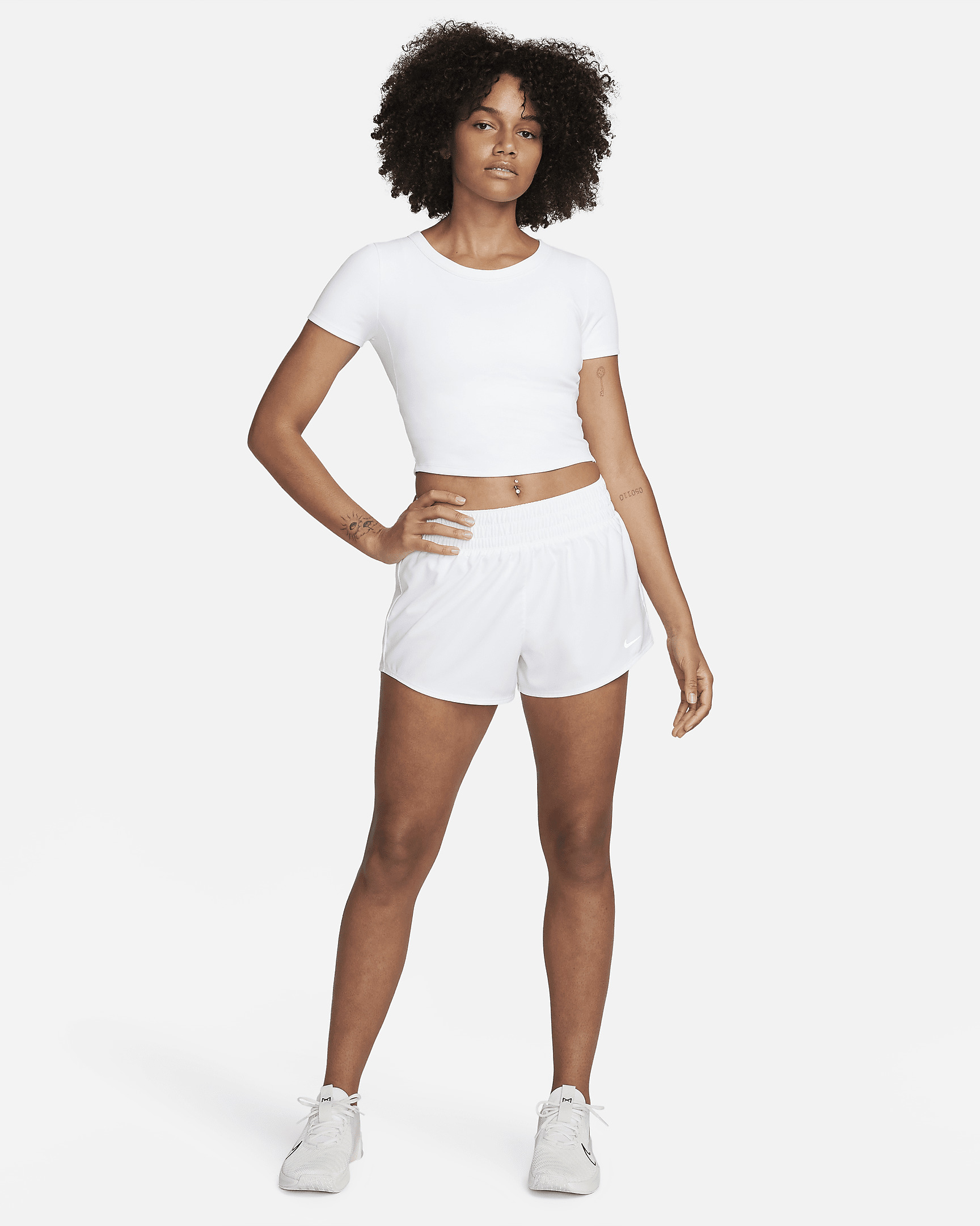 Nike One Fitted Women's Dri-FIT Short-Sleeve Cropped Top - 6
