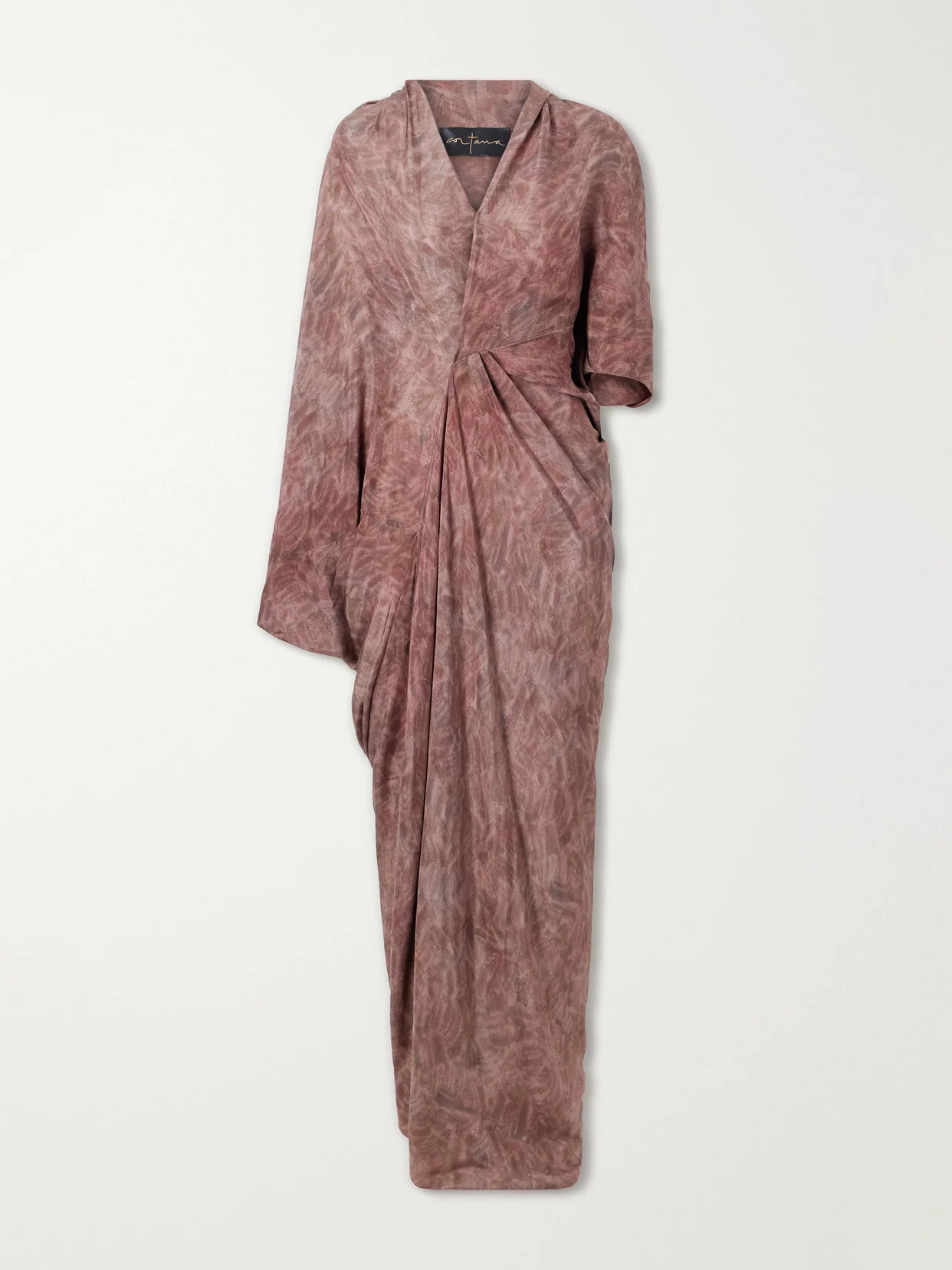 Mayu Satin Midi Dress - 1