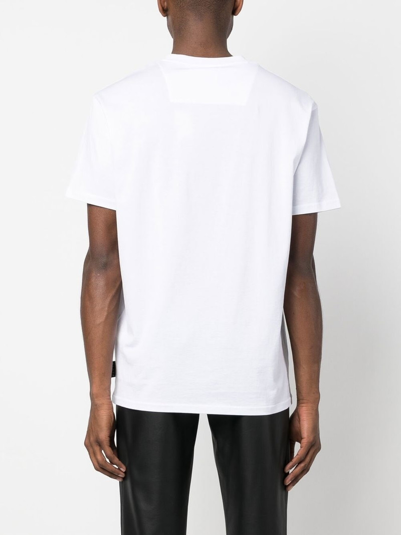 chest logo-print detail T-shirt 4