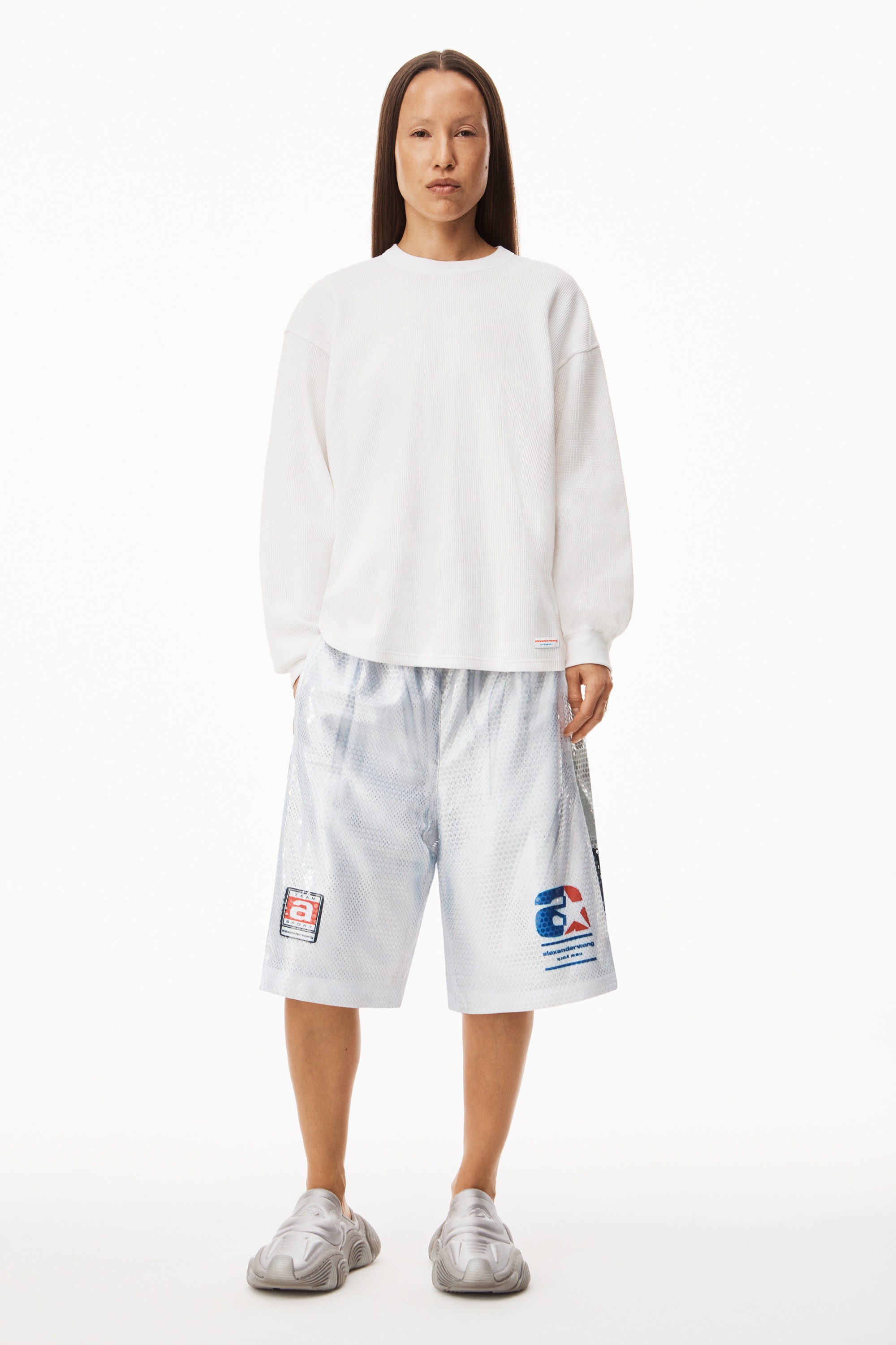 UNISEX LONG SLEEVE IN COTTON WAFFLE THERMAL - 6