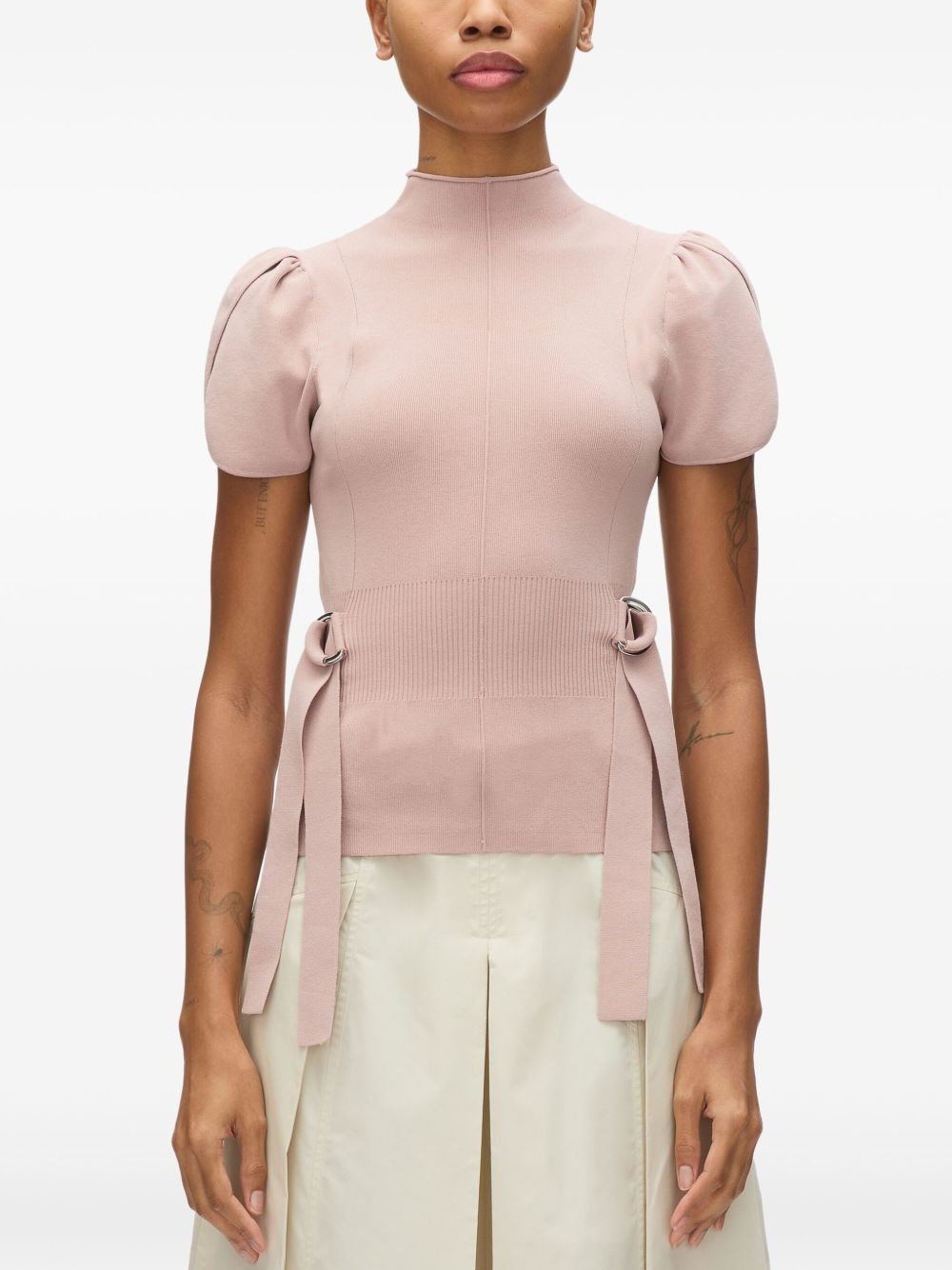 mock-neck top - 4