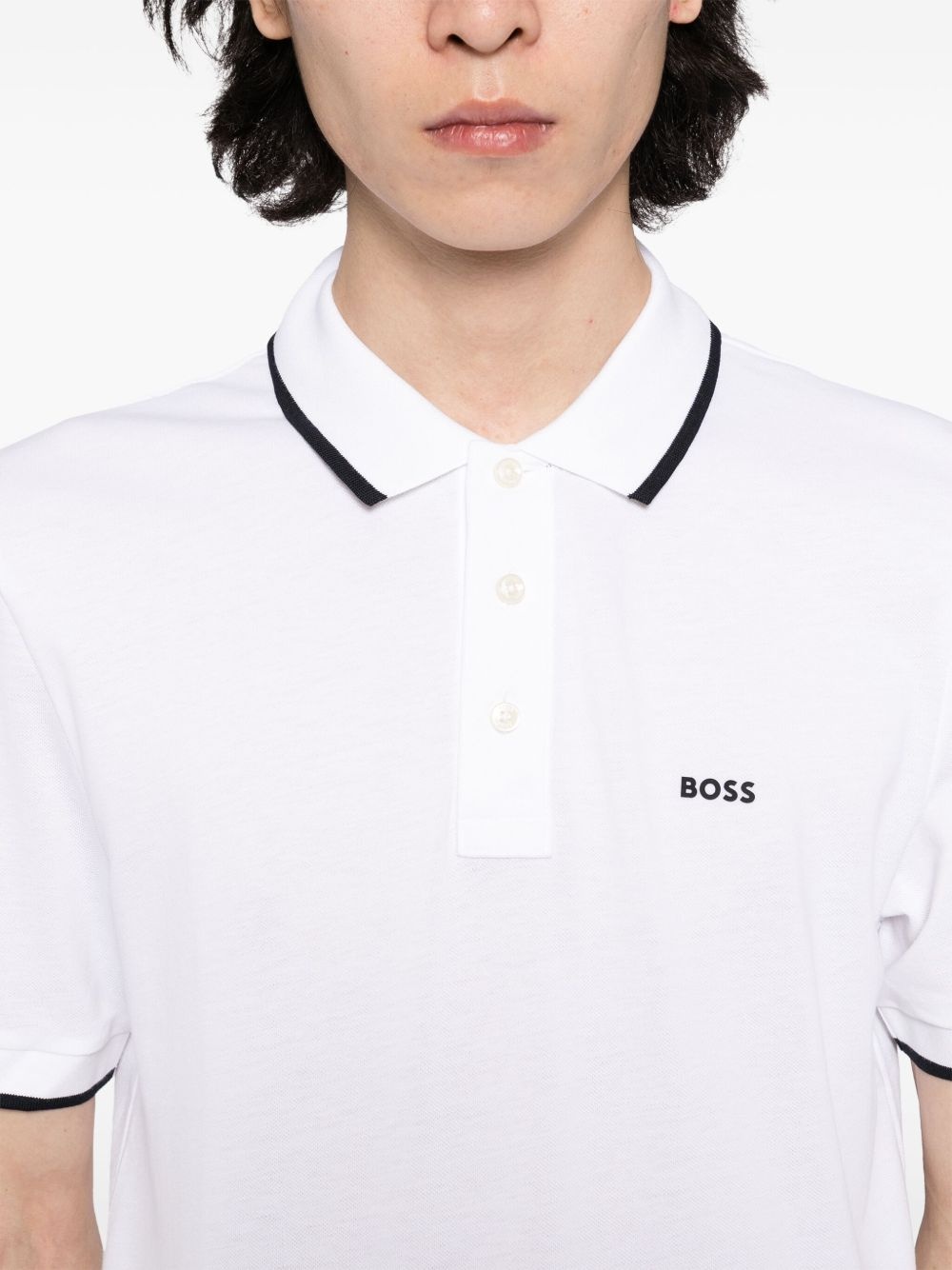 logo polo shirt - 4
