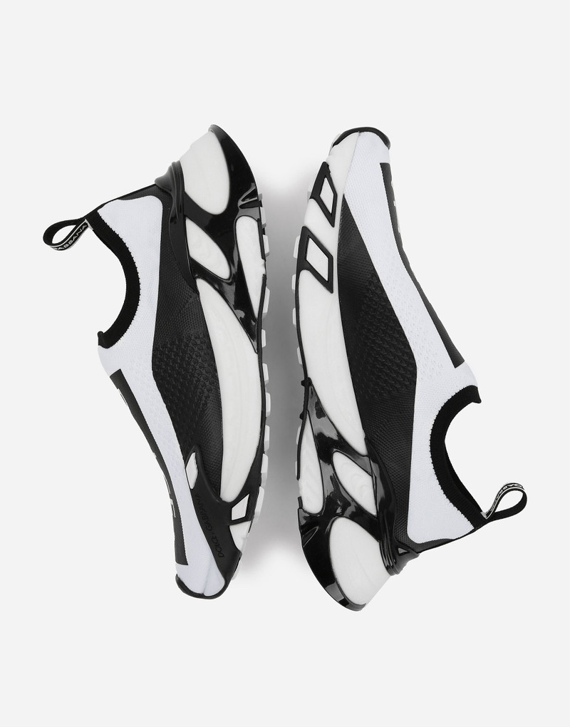 Dolce & Gabbana Sorrento sneakers in stretch mesh with logo outlook