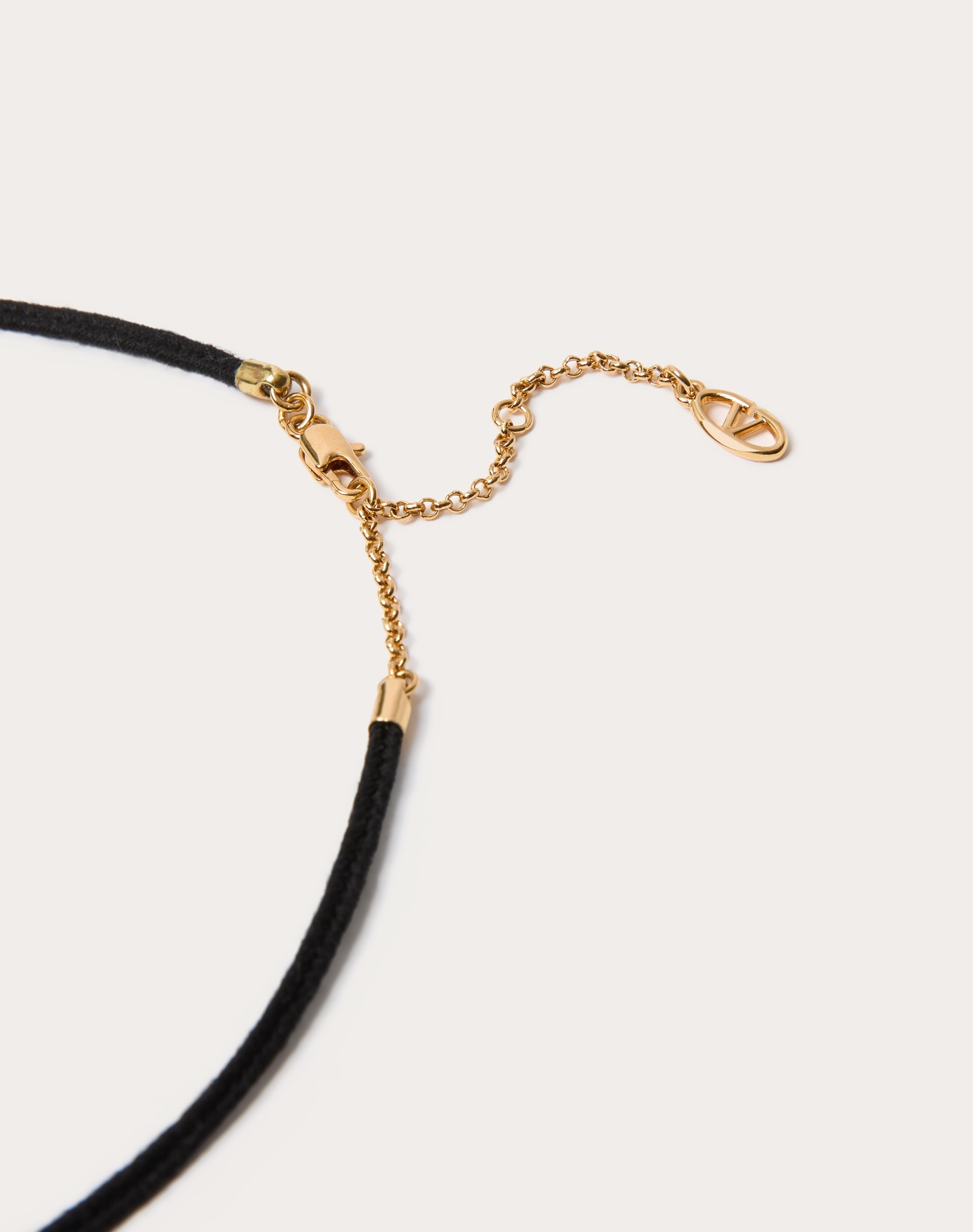 Valentino VLOGO THE BOLD EDITION ROPE AND METAL NECKLACE