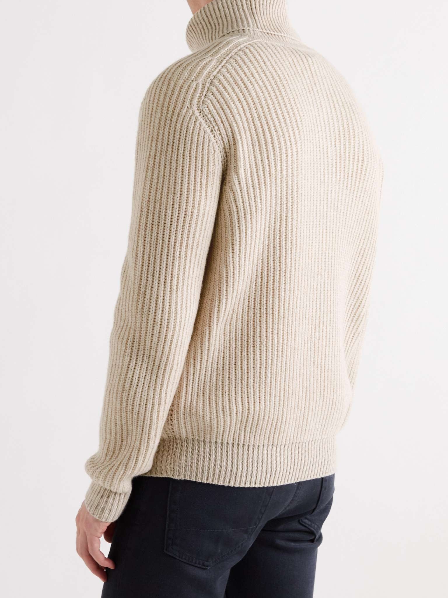 Cashmere Rollneck Sweater - 4