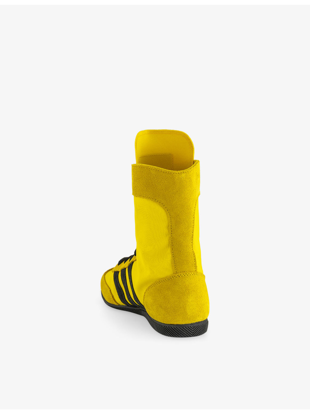 Japan H Textile and Suede High-Top Trainers - 4