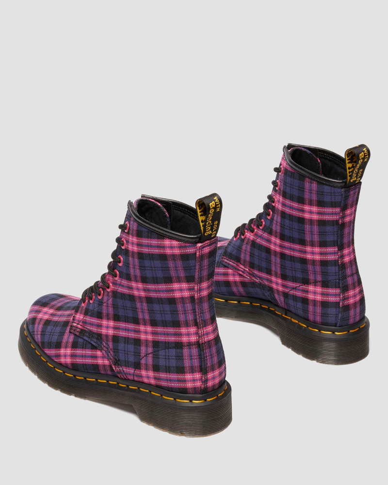 1460 Tartan Lace Up Boots 4
