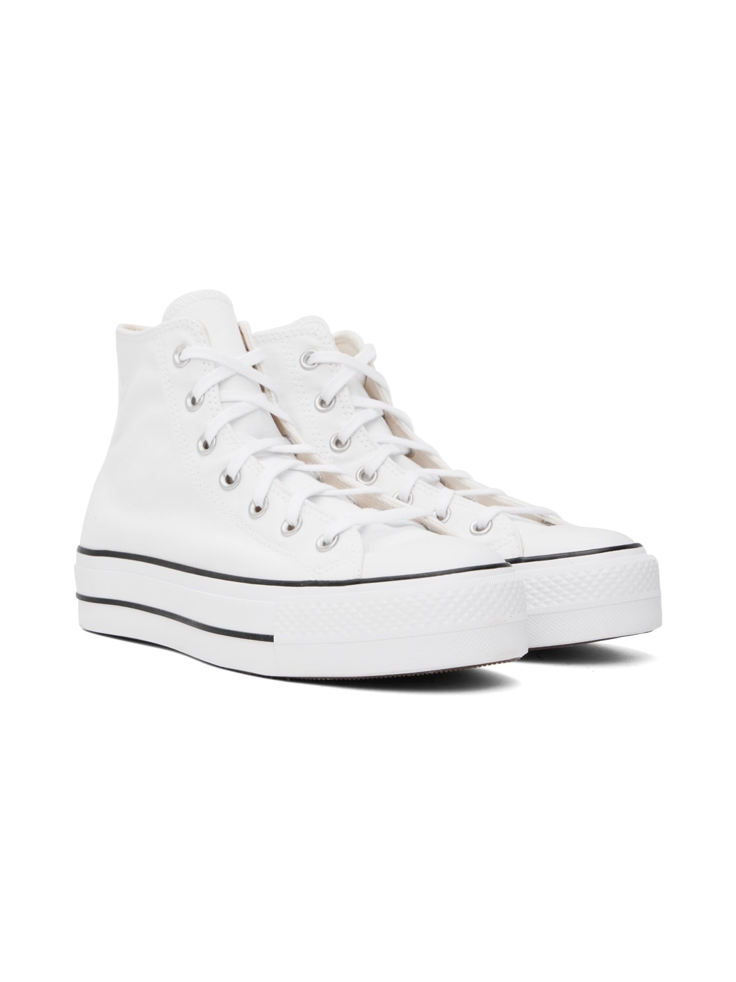 White Chuck Taylor All Star Platform Sneakers - 4