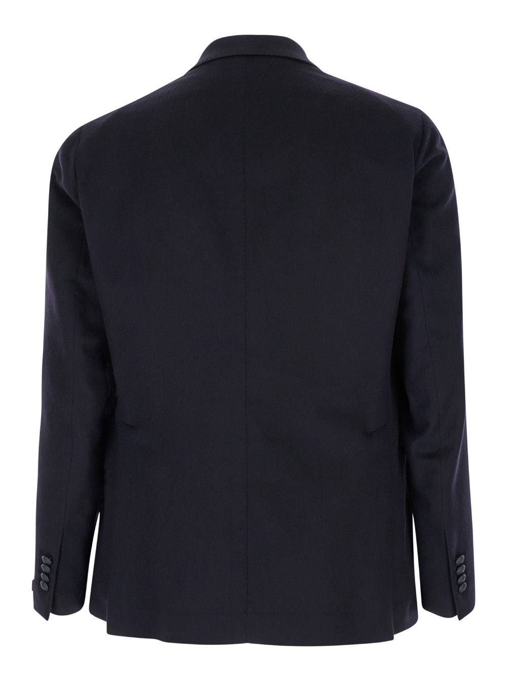 TAGLIATORE - Tagliatore Men 'Montecarlo' Blue Double-Breasted Jacket With Logo Pin In Tech Wool Man - 2
