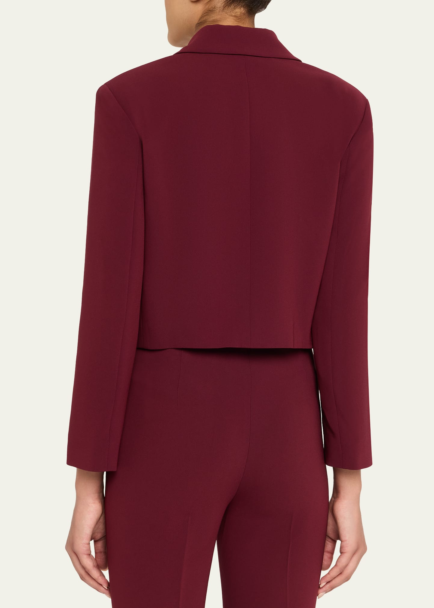 Crop Double-Breasted Jacket - 3