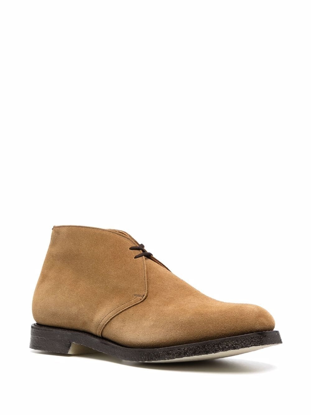 suede almond-toe lace-up ankle boots - 2