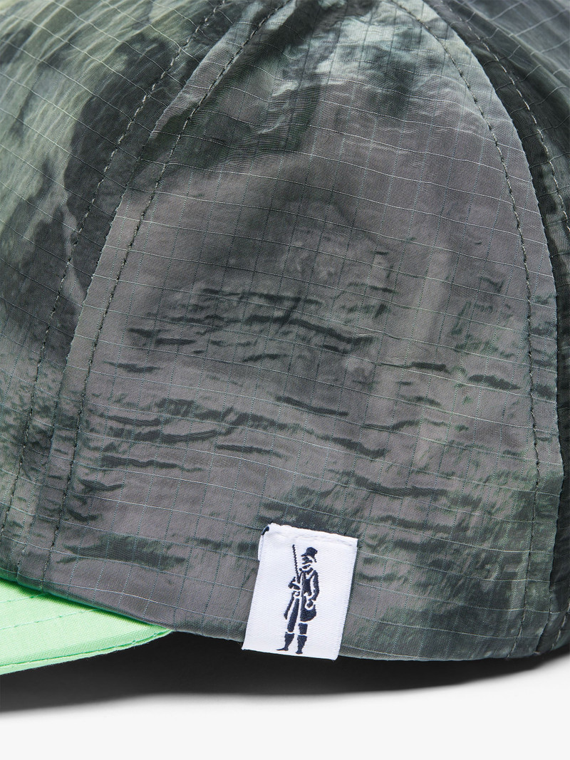 Mackintosh TIPPING TIE DYE CONTRAST RAINTEC & NYLON BASEBALL CAP | ACC-HA04 outlook