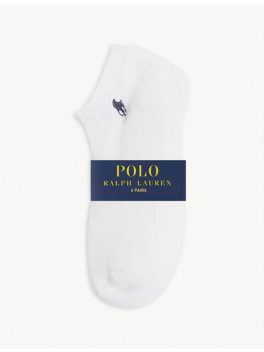 Logo-embroidered stretch-woven socks pack of 6 - 1