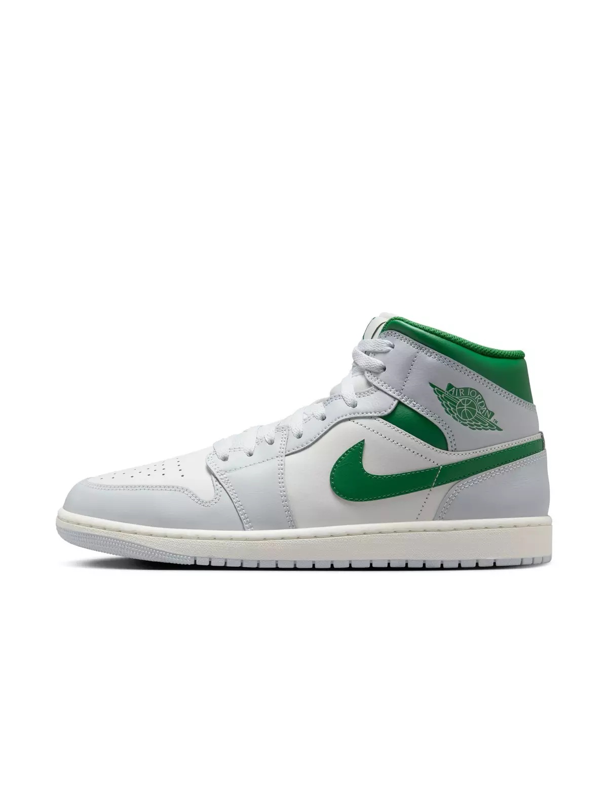 1 Mid "Summit White/Pine Green/Pure Platinum" Men's Shoe - 3
