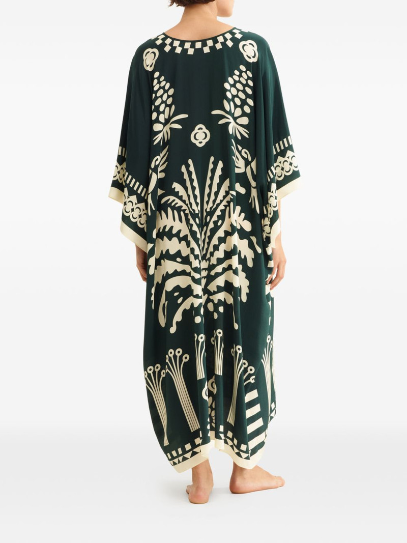 Holi V-neck printed kaftan 3