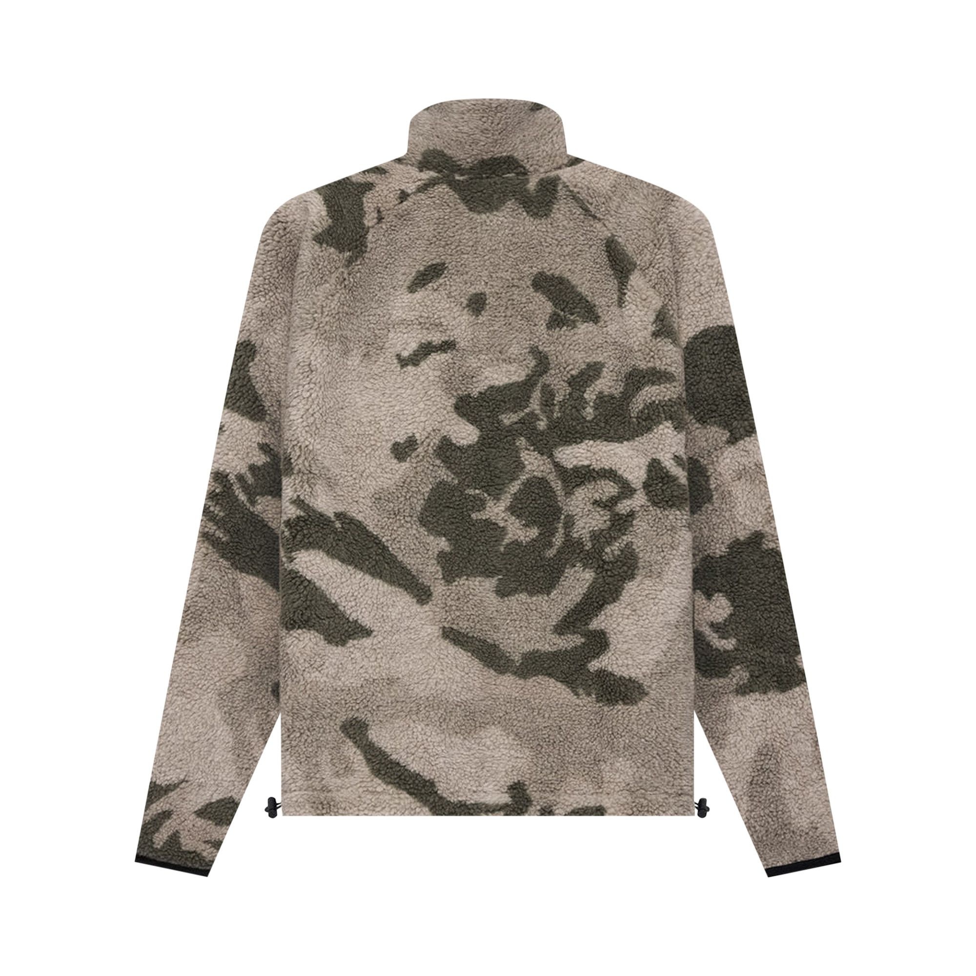 Fear of God Essentials Polar Fleece Full Zip Jacket 'Camo' - 2