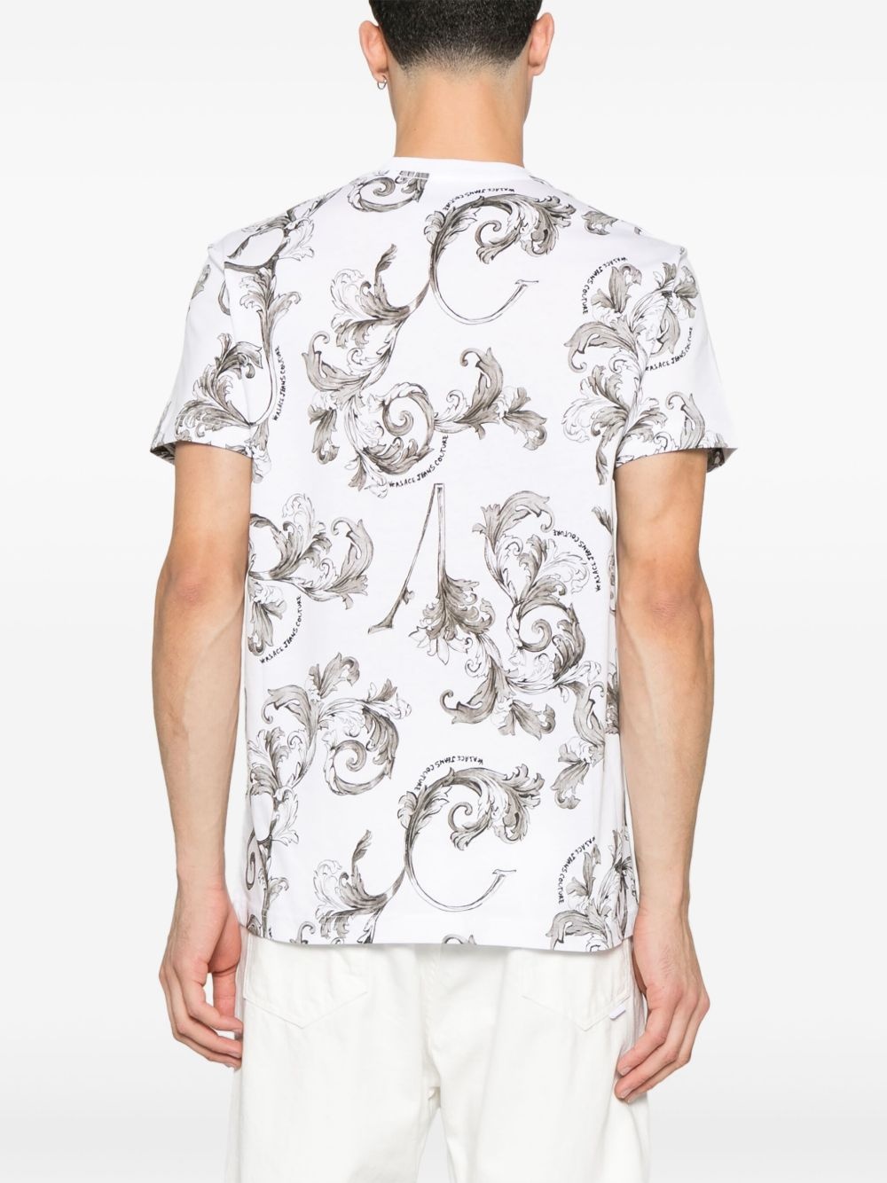 Barocco-print T-shirt - 3