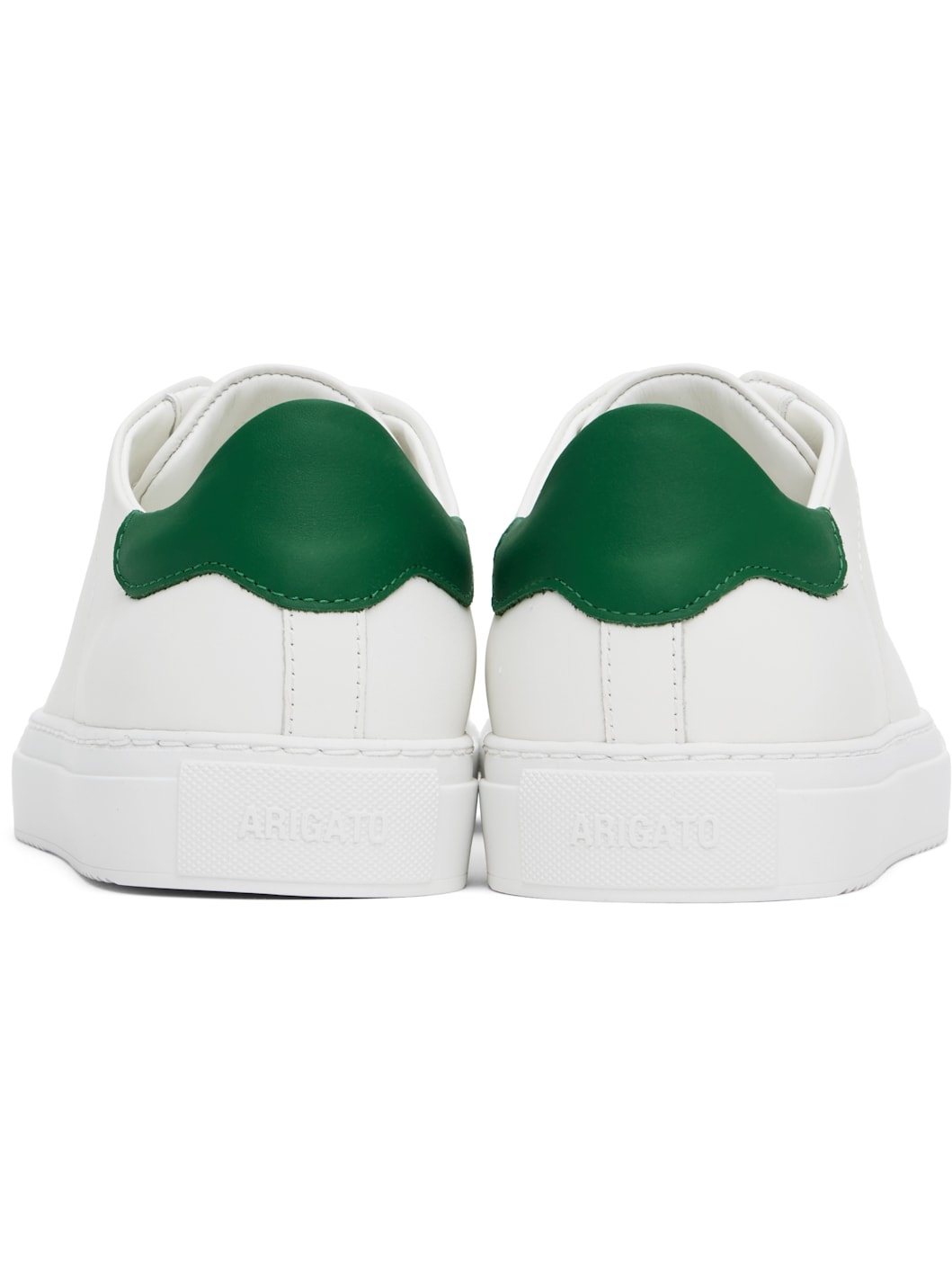 White & Green Clean 90 Sneakers - 2