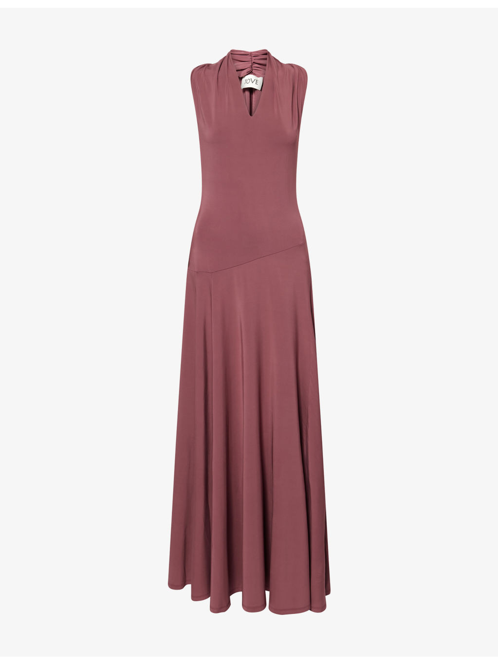 Vina V-Neck Stretch-Jersey Maxi Dress - 1