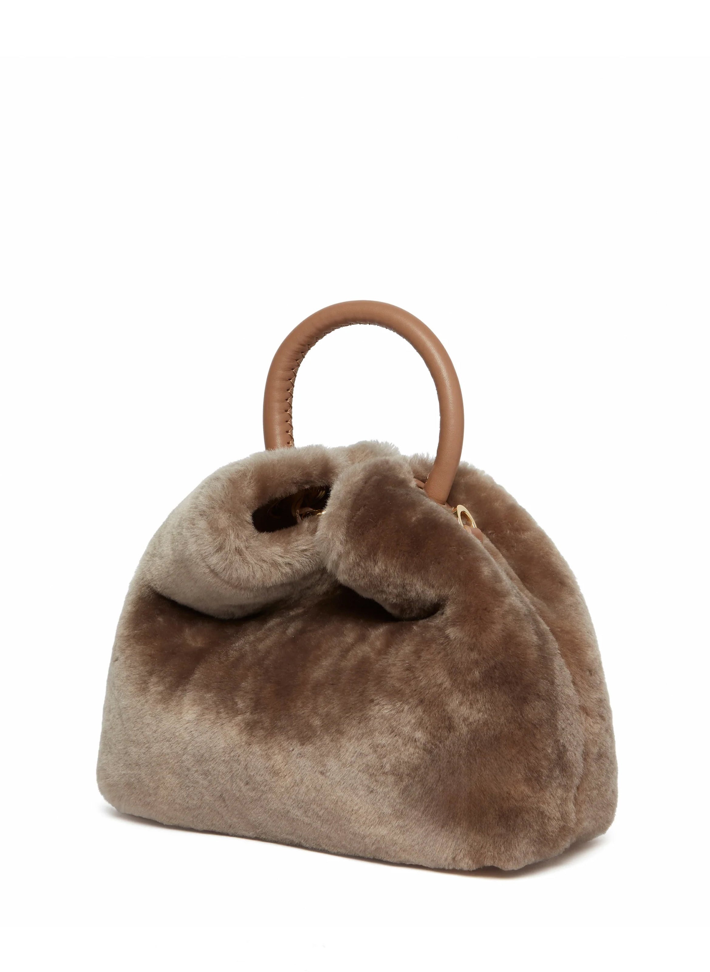 Baozi Shearling Montone Taupe - 2