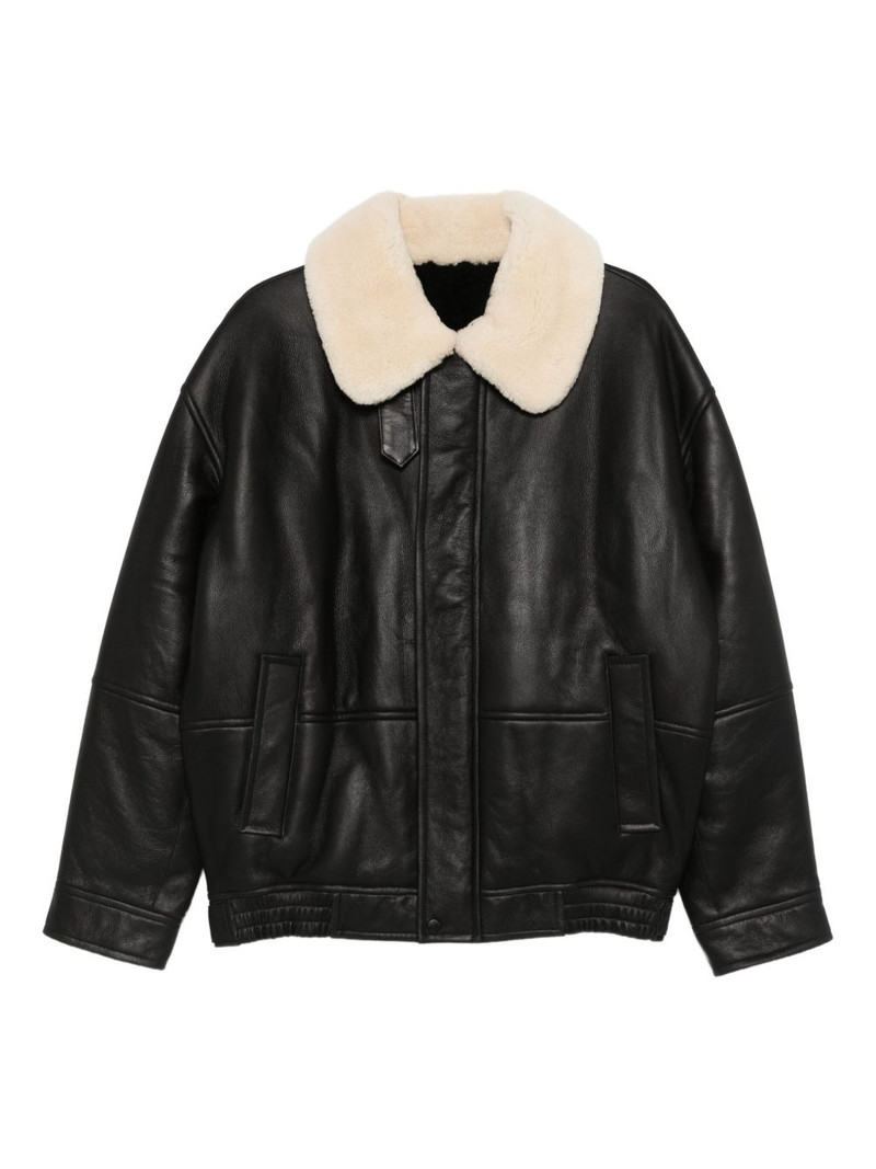 shearling-collar jacket 1