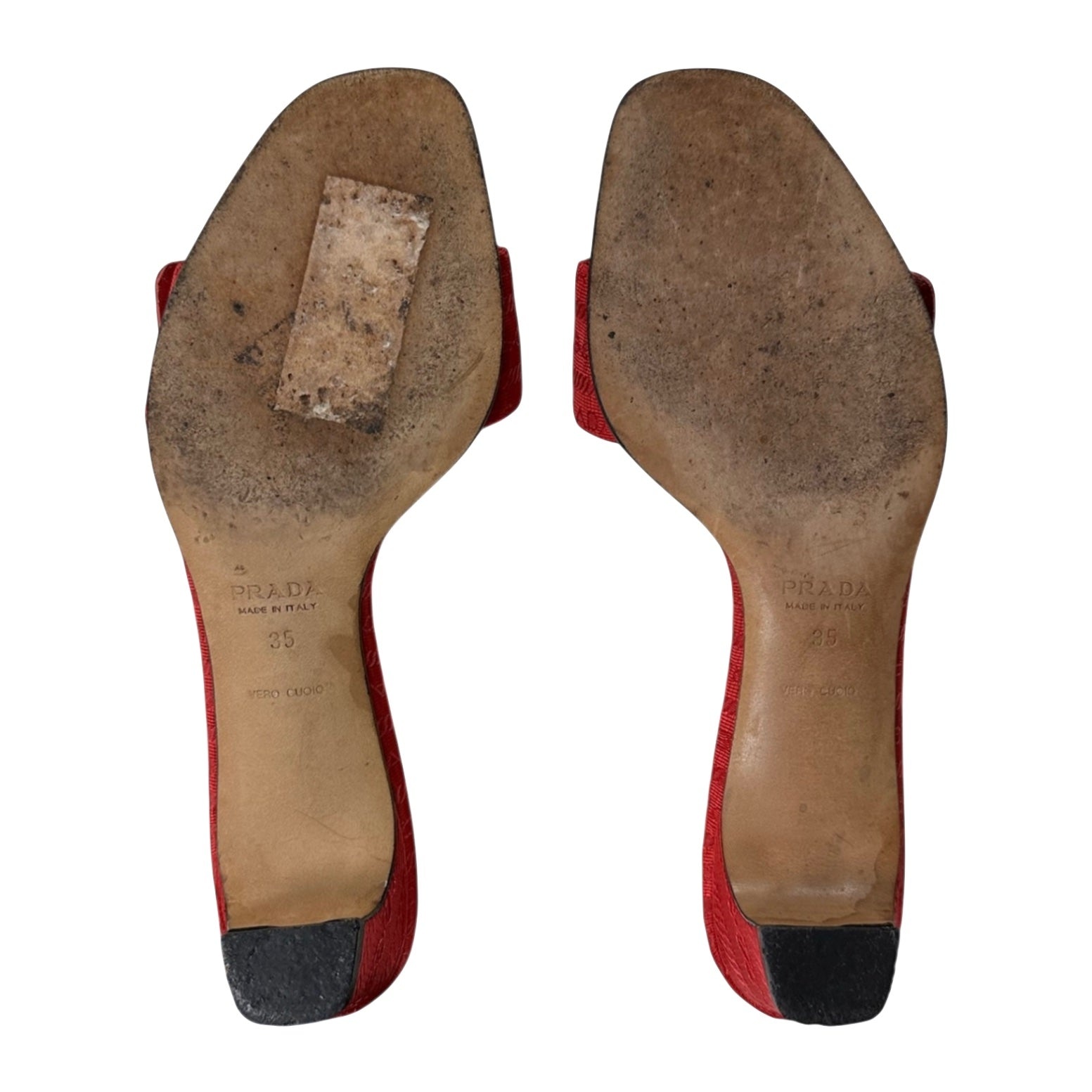 PRADA Nylon Logo Sandals - 3