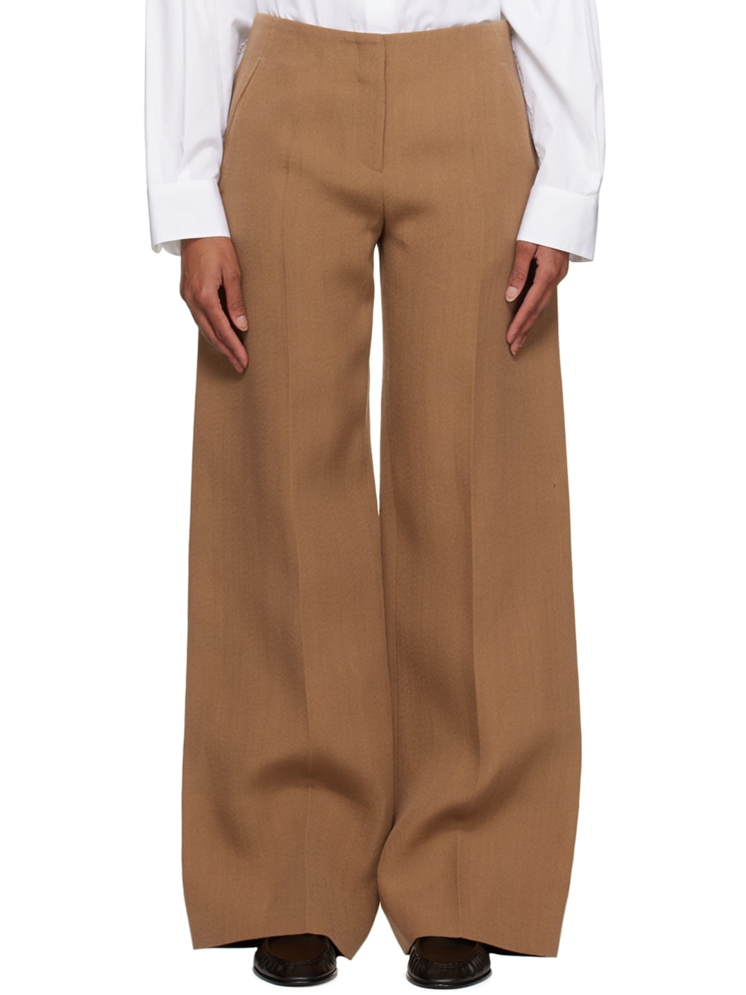 Tan Pipa Trousers - 1