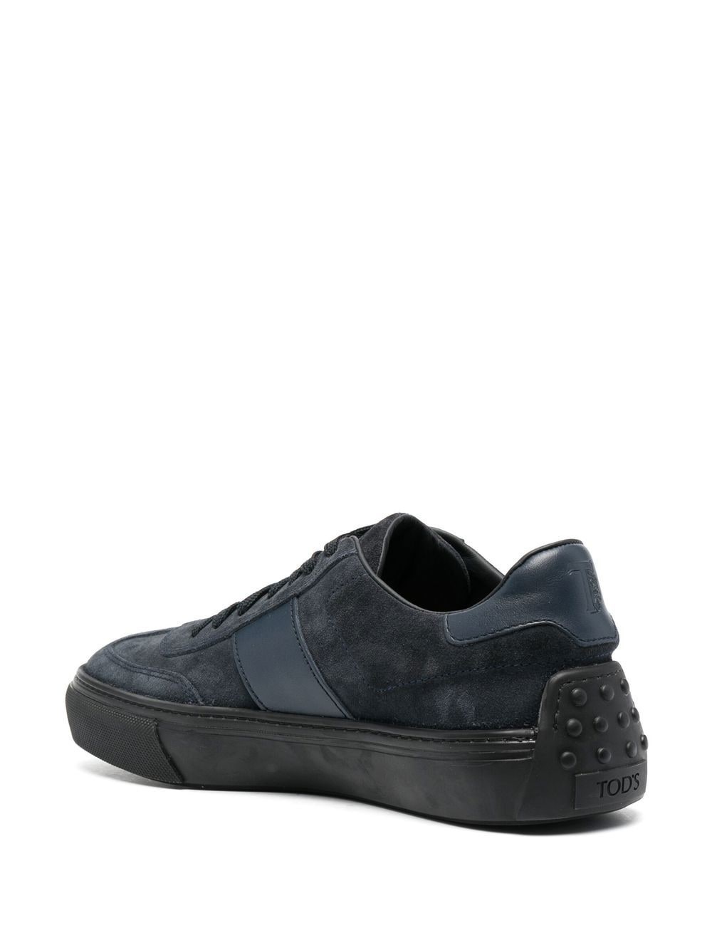 logo-stamp low-top sneakers - 3